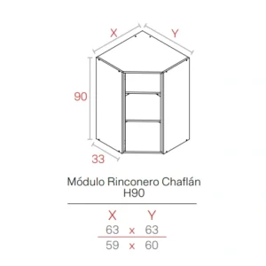 Módulo Rinconero Chaflán
